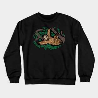 Sloth Artwork Crewneck Sweatshirt